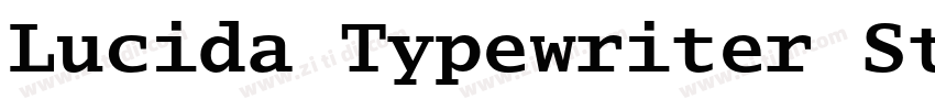 Lucida Typewriter St字体转换